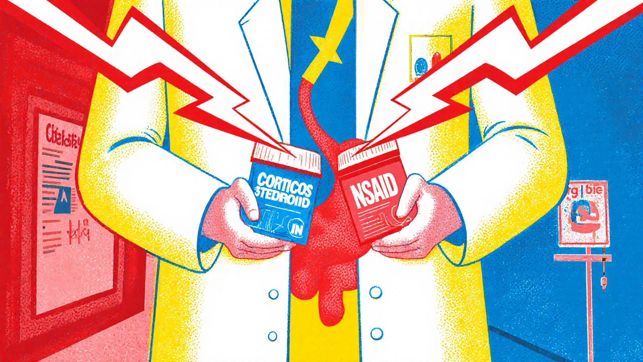 Steroids and NSAIDs: How to Lower the Massive GI Bleeding Risk