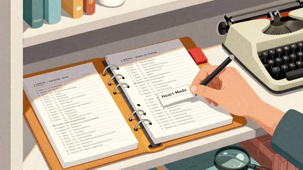 How to Store Prescription Labels and Leaflets for Future Reference